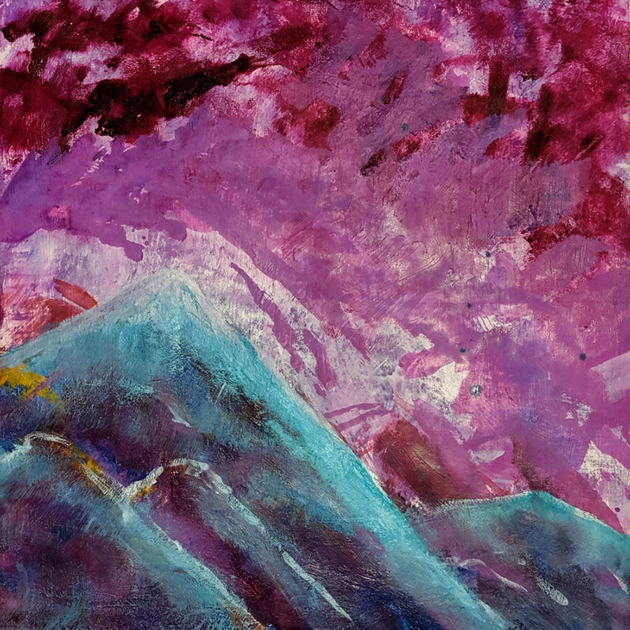 Image of mountain painting by Penina Gal